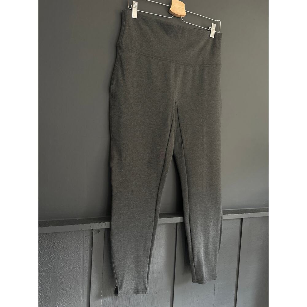 SPANX Ankle Ponte Leggings Gray Heather Charcoal Size Large - Picture 8 of 8